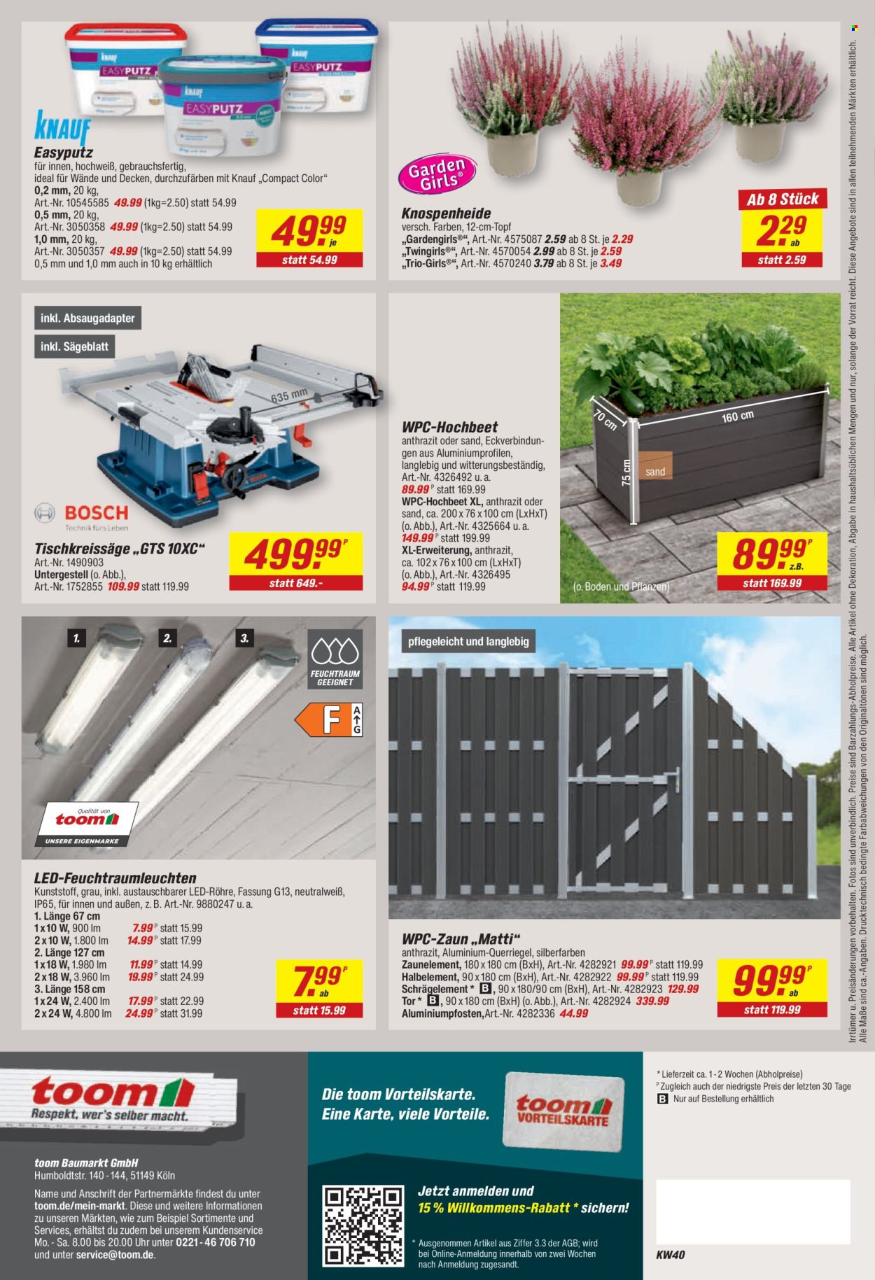 toom Baumarkt Prospekte  - 28.09.2026 - 10.10.2026. Seite 22