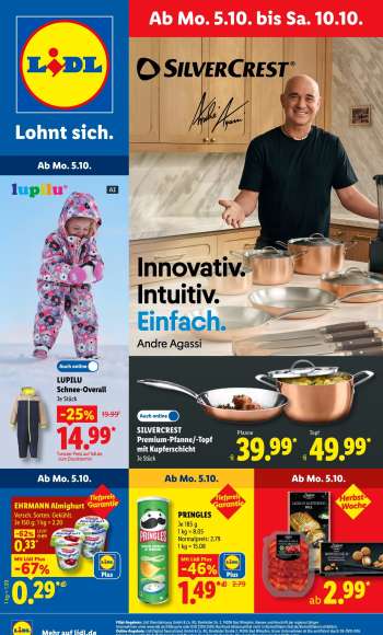 Prospekte Lidl - 5.10.2026 - 10.10.2026.
