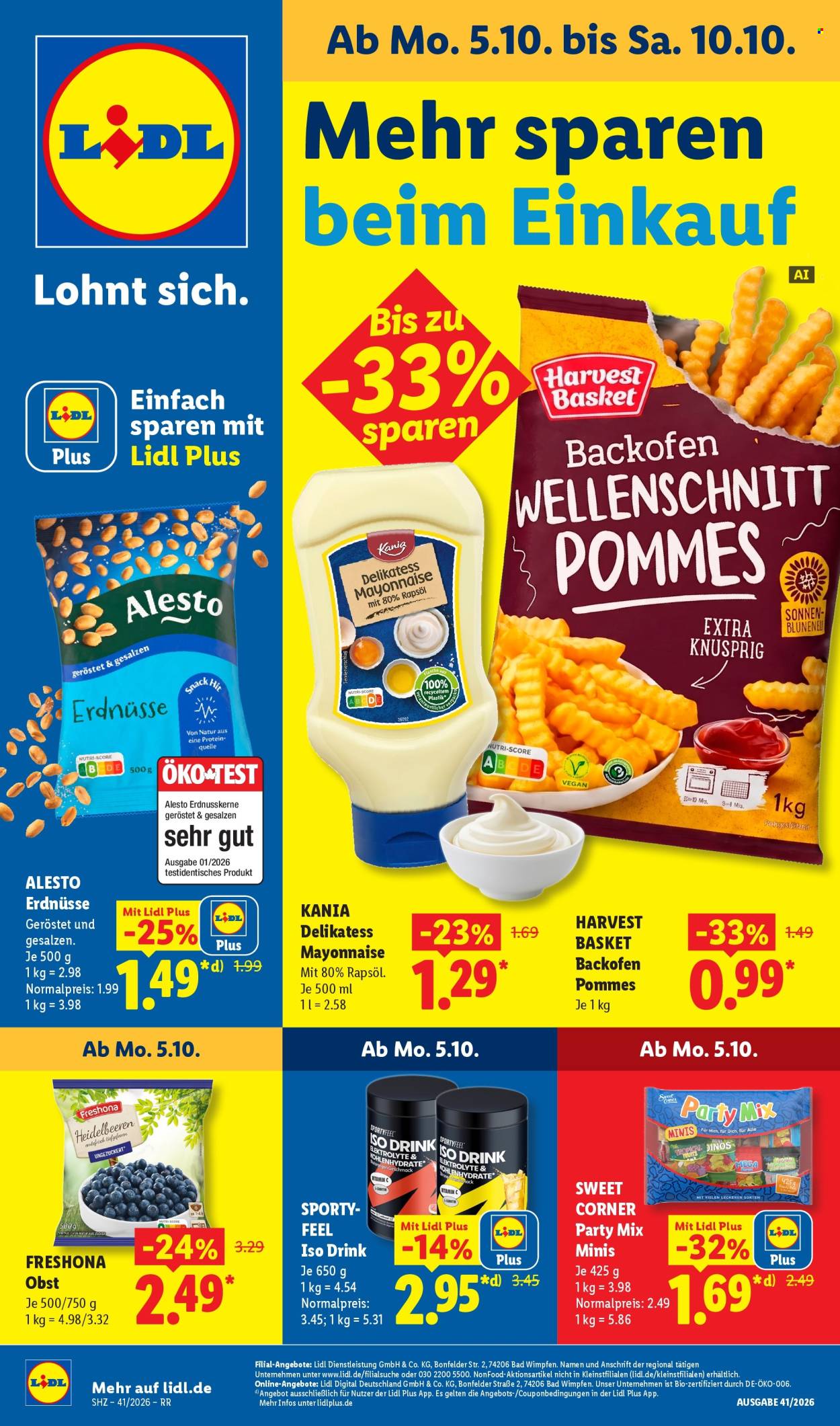 Lidl Prospekte  - 5.10.2026 - 10.10.2026. Seite 1