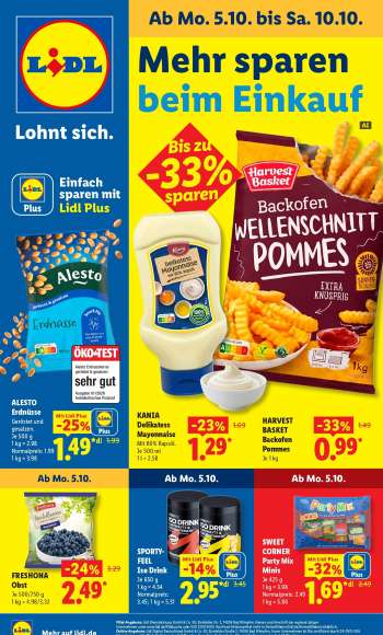 Prospekte Lidl - 5.10.2026 - 10.10.2026.