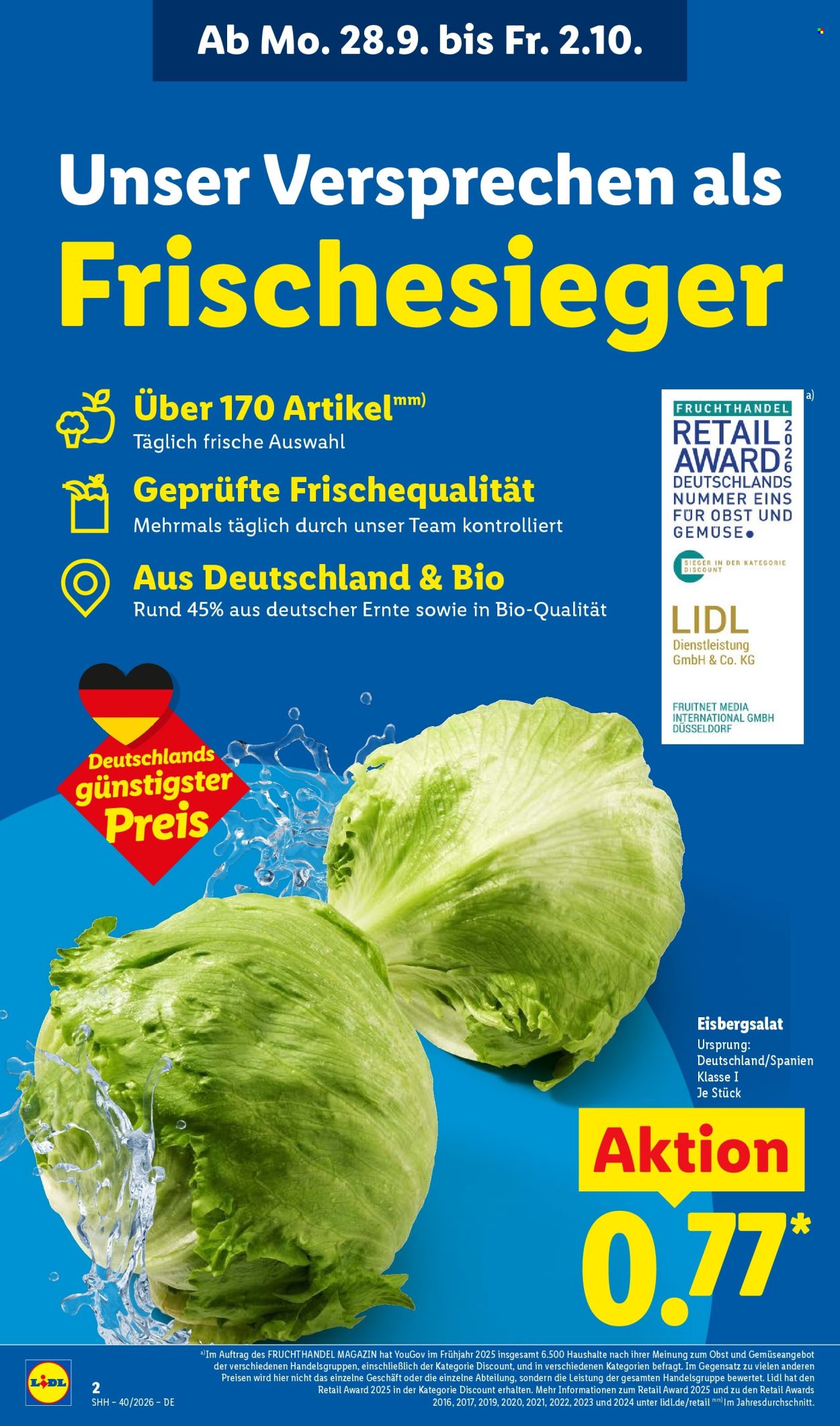 Lidl Prospekte  - 28.09.2026 - 2.10.2026. Seite 2