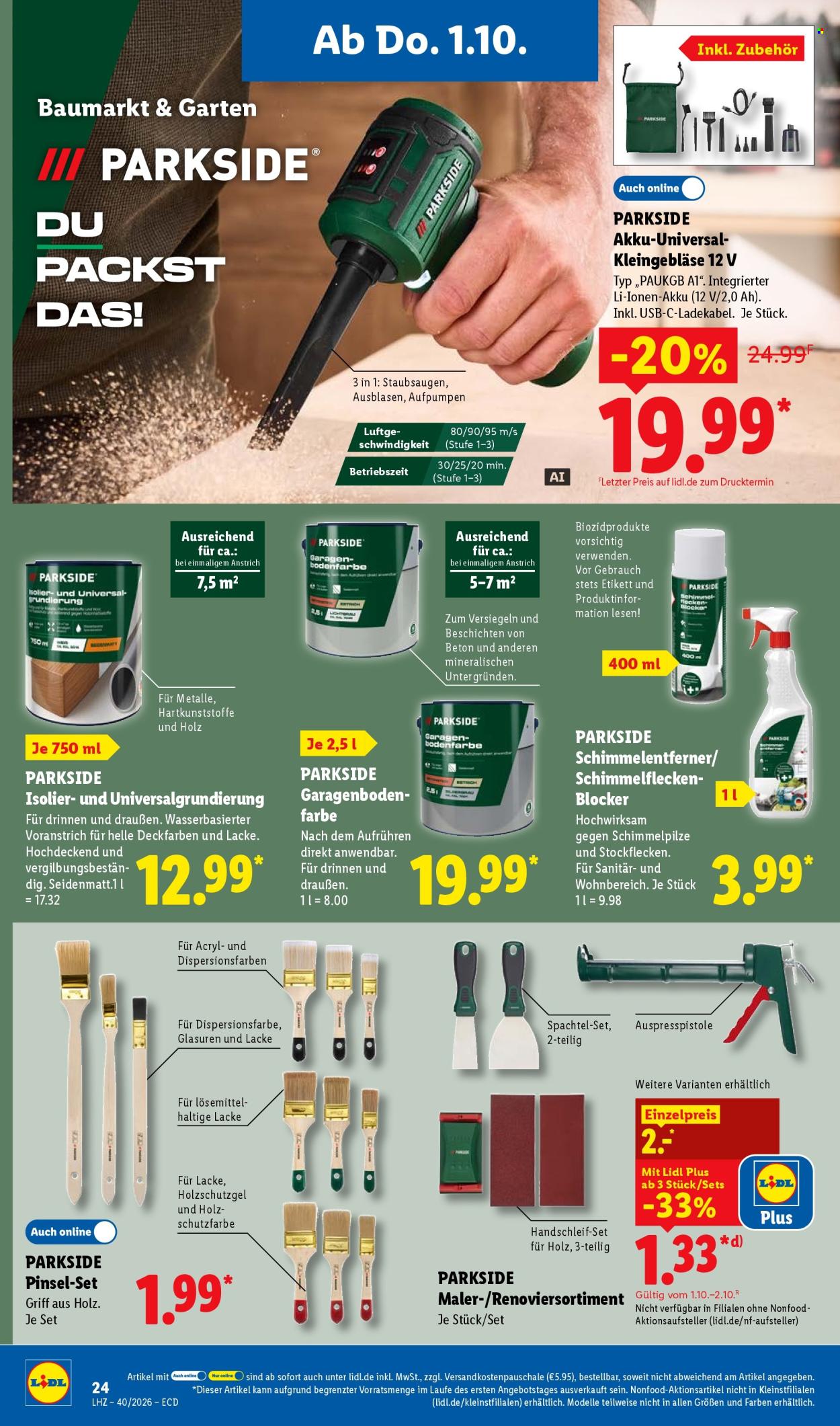 Lidl Prospekte  - 28.09.2026 - 2.10.2026. Seite 44