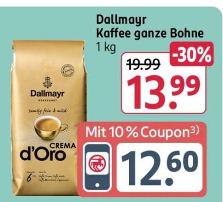 Dallmayr Kaffee ganze Bohne