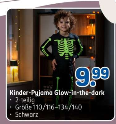Kinder-Pyjama Glow-in-the-dark