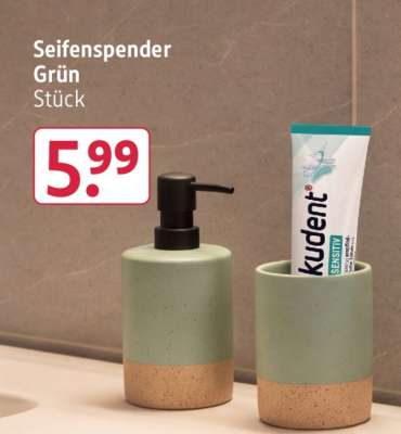 Seifenspender Grün