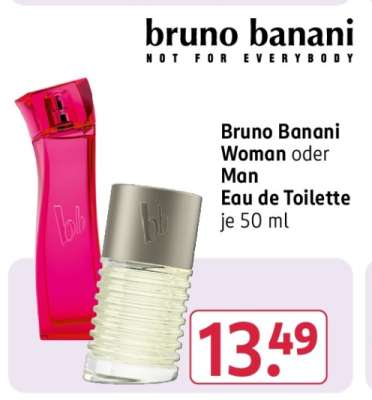 Bruno Banani Woman oder Man Eau de Toilette je 50 ml