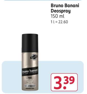 BRUNO BANANI Deospray