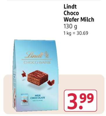 Lindt Choco Wafer Milch