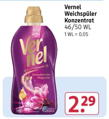 Vernel Weichspüler Konzentrat