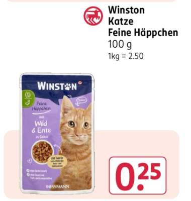 Winston Katze Feine Häppchen