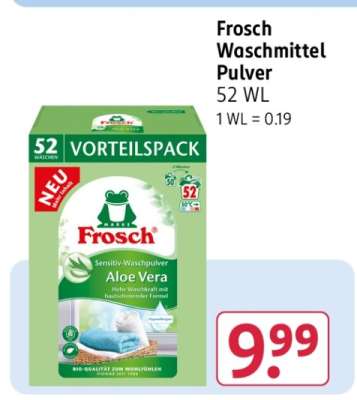Frosch Waschmittel Pulver