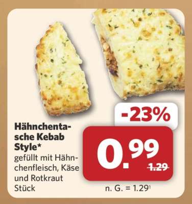 Hähnchentasche Kebab Style