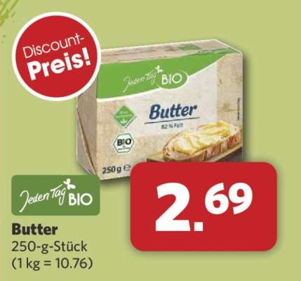 Jeden Tag BIO Butter