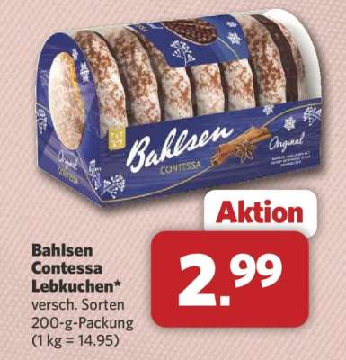 Bahlsen Contessa Lebkuchen