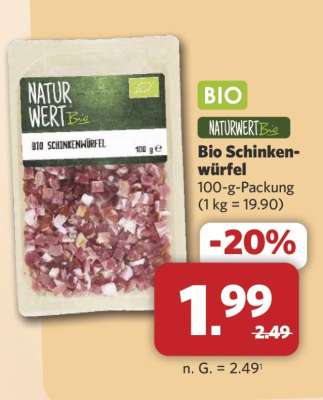 Bio Schinkenwürfel