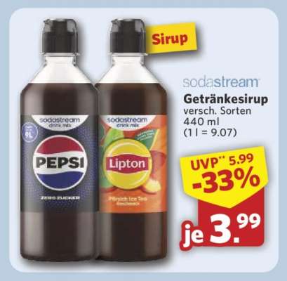 Sodastream Getränkesirup