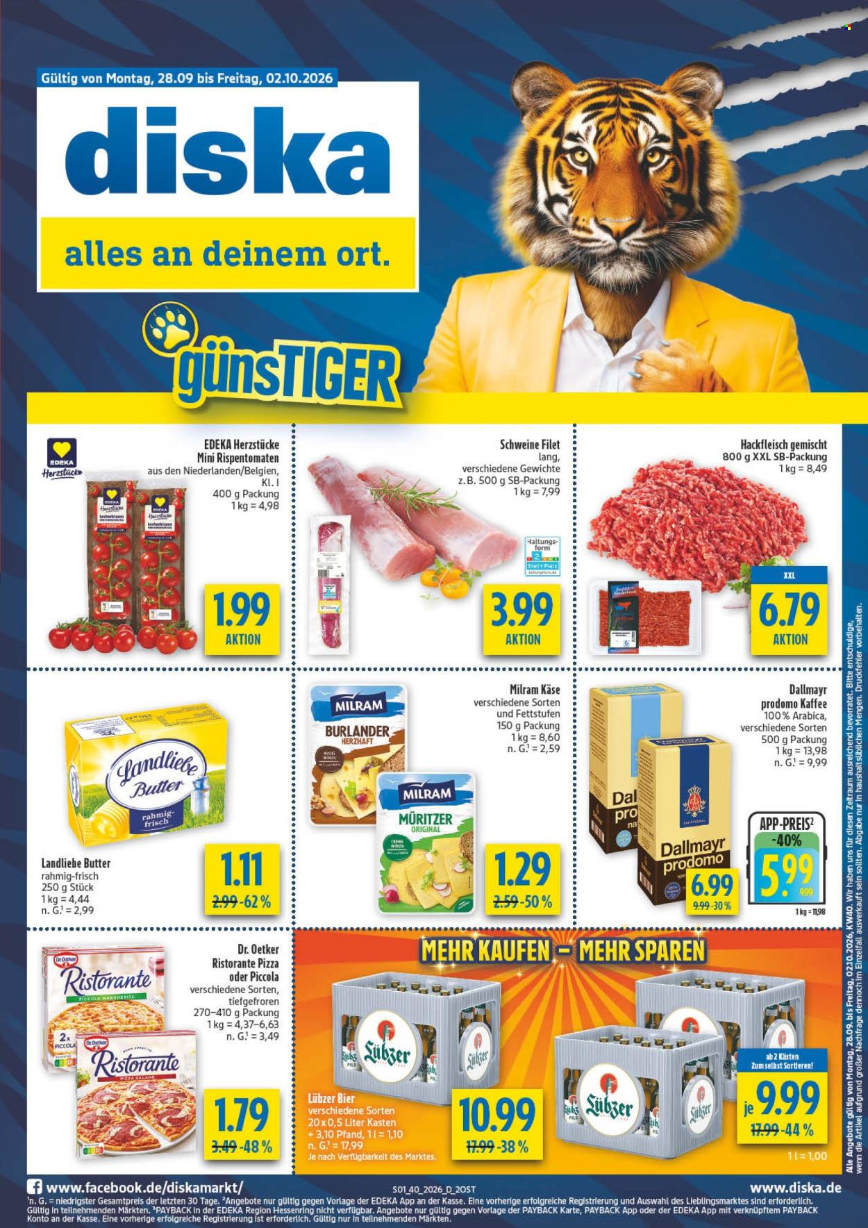 Diska Prospekte  - 28.09.2026 - 2.10.2026. Seite 1