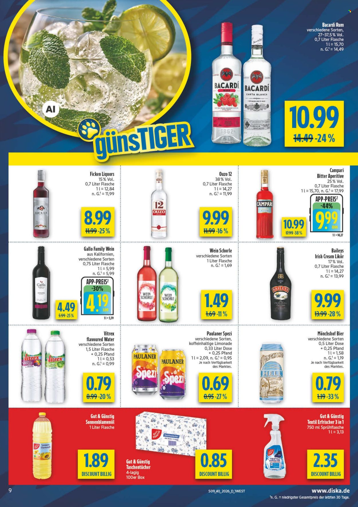 Diska Prospekte  - 28.09.2026 - 2.10.2026. Seite 9
