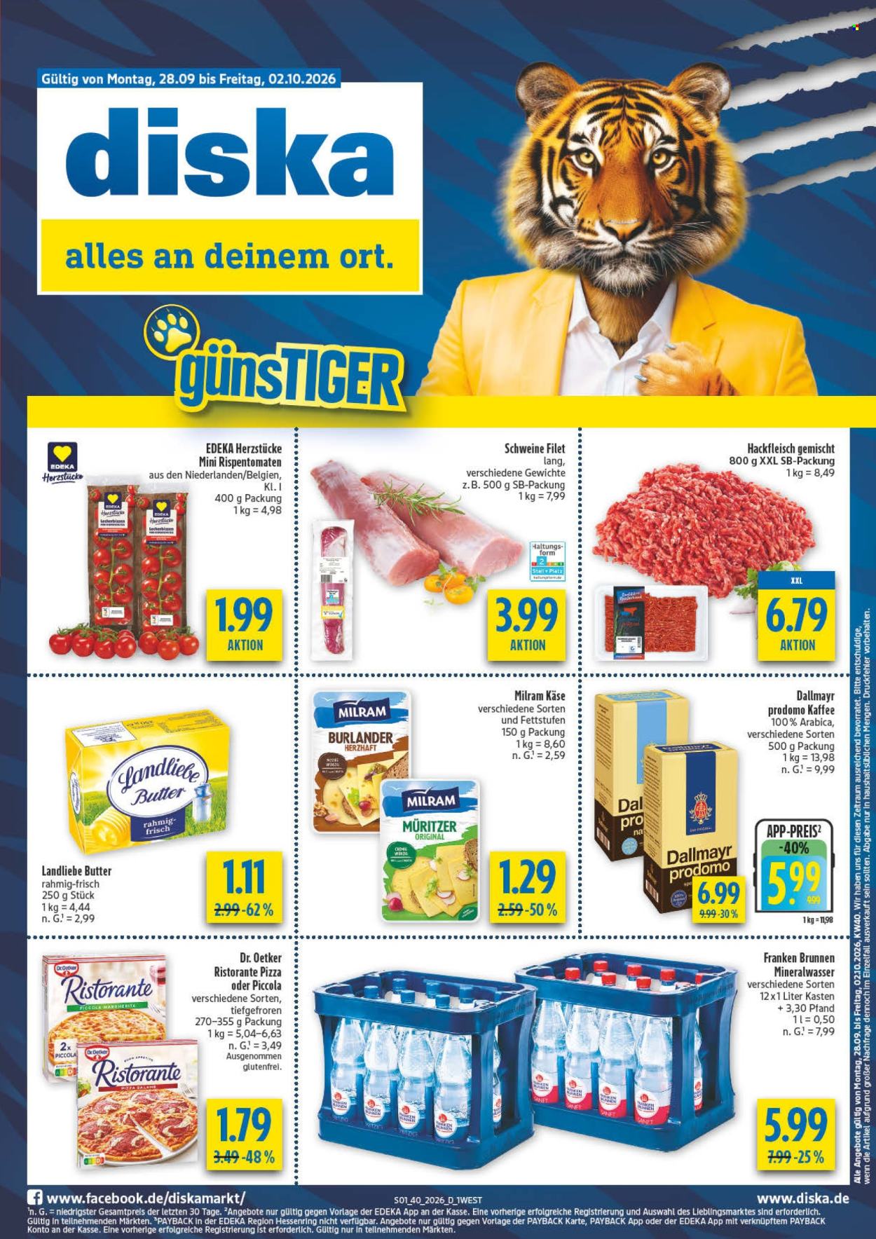 Diska Prospekte  - 28.09.2026 - 2.10.2026. Seite 1