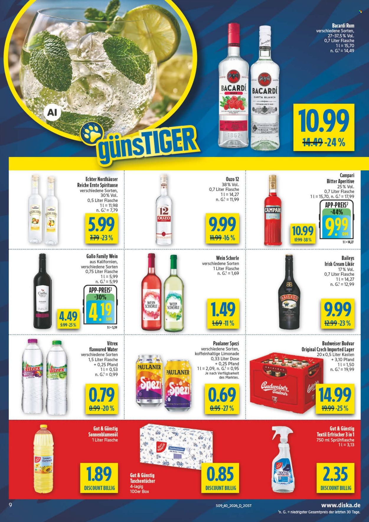 Diska Prospekte  - 28.09.2026 - 2.10.2026. Seite 9