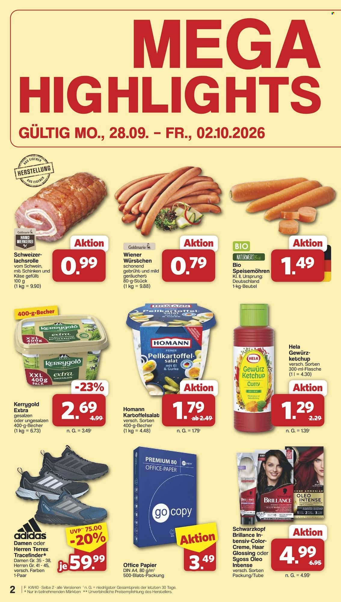 famila Prospekte  - 28.09.2026 - 2.10.2026. Seite 2