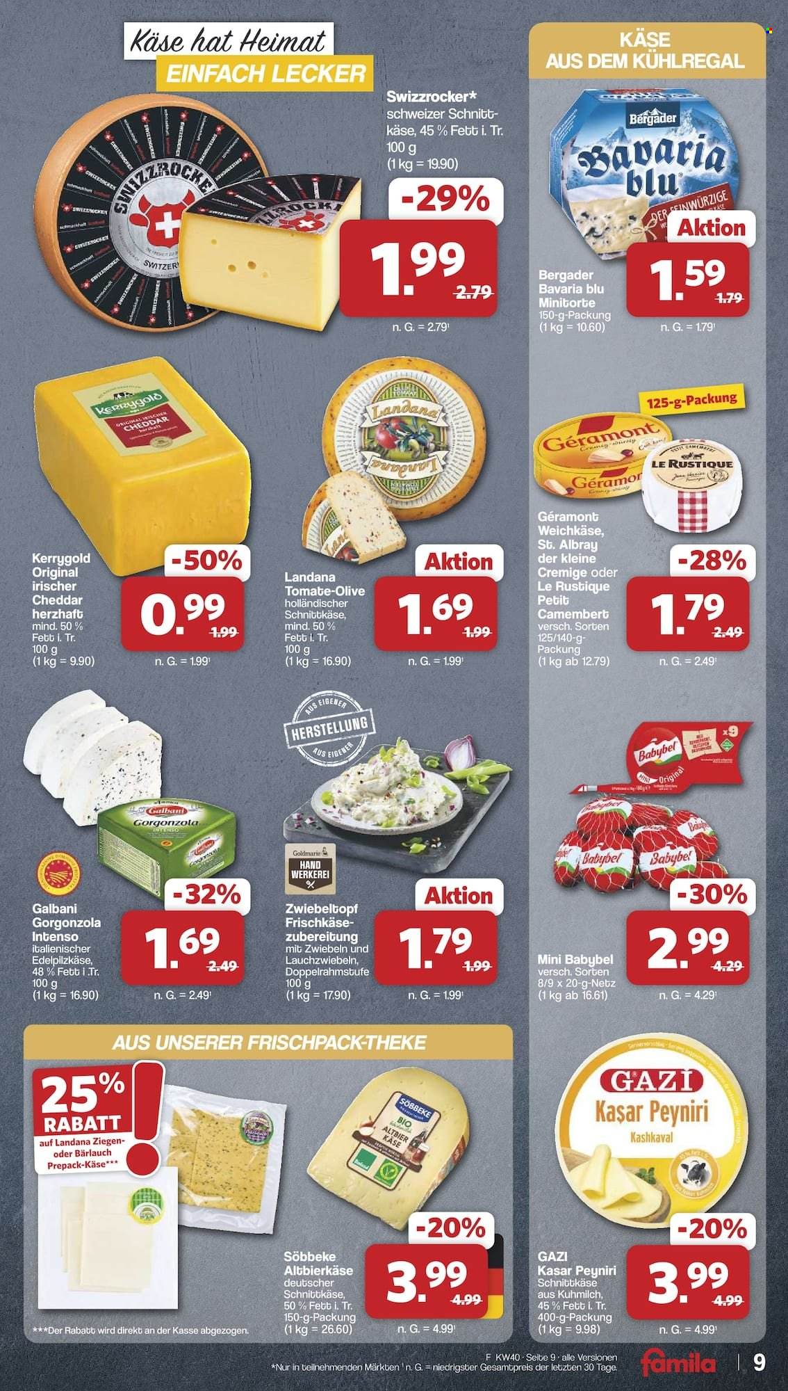 famila Prospekte  - 28.09.2026 - 2.10.2026. Seite 9