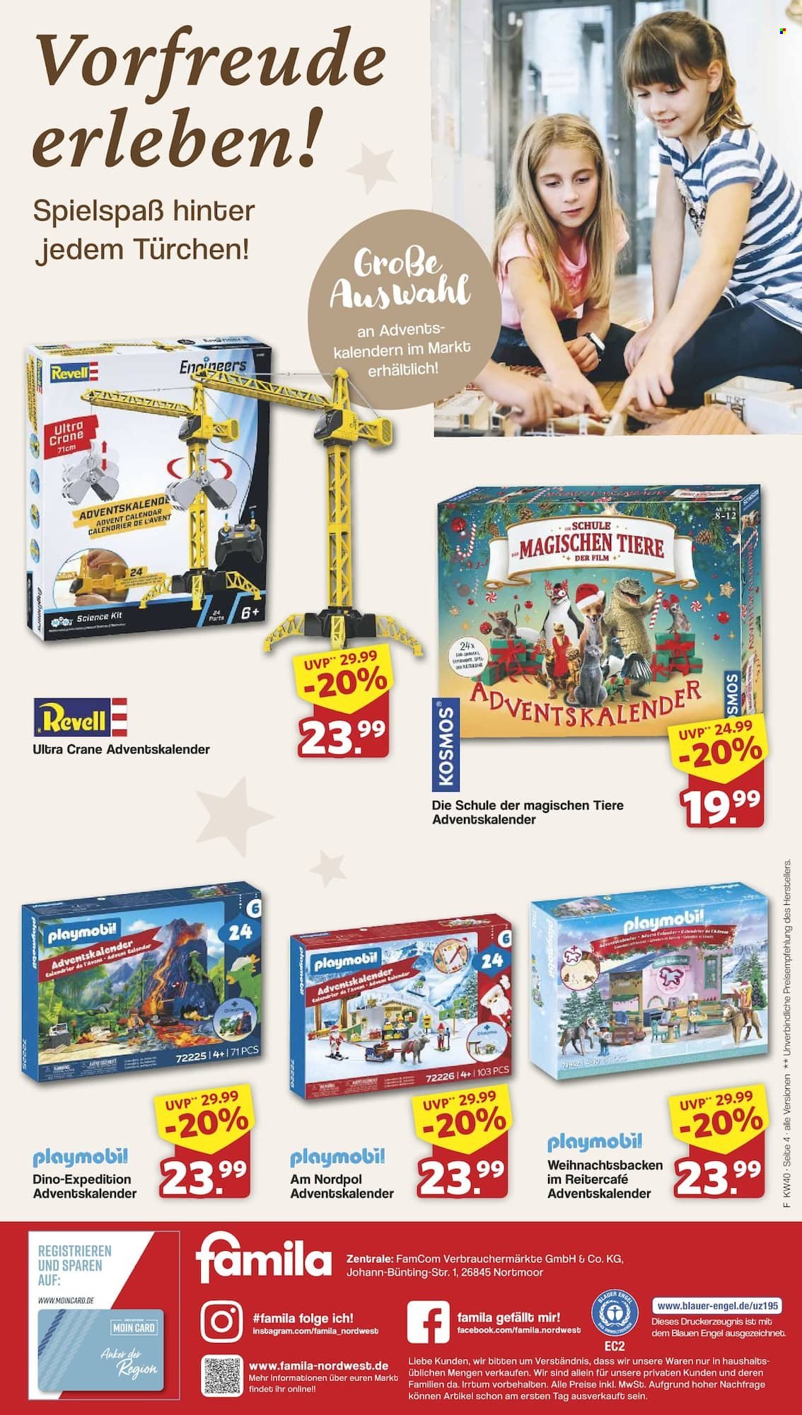 famila Prospekte  - 28.09.2026 - 2.10.2026. Seite 4