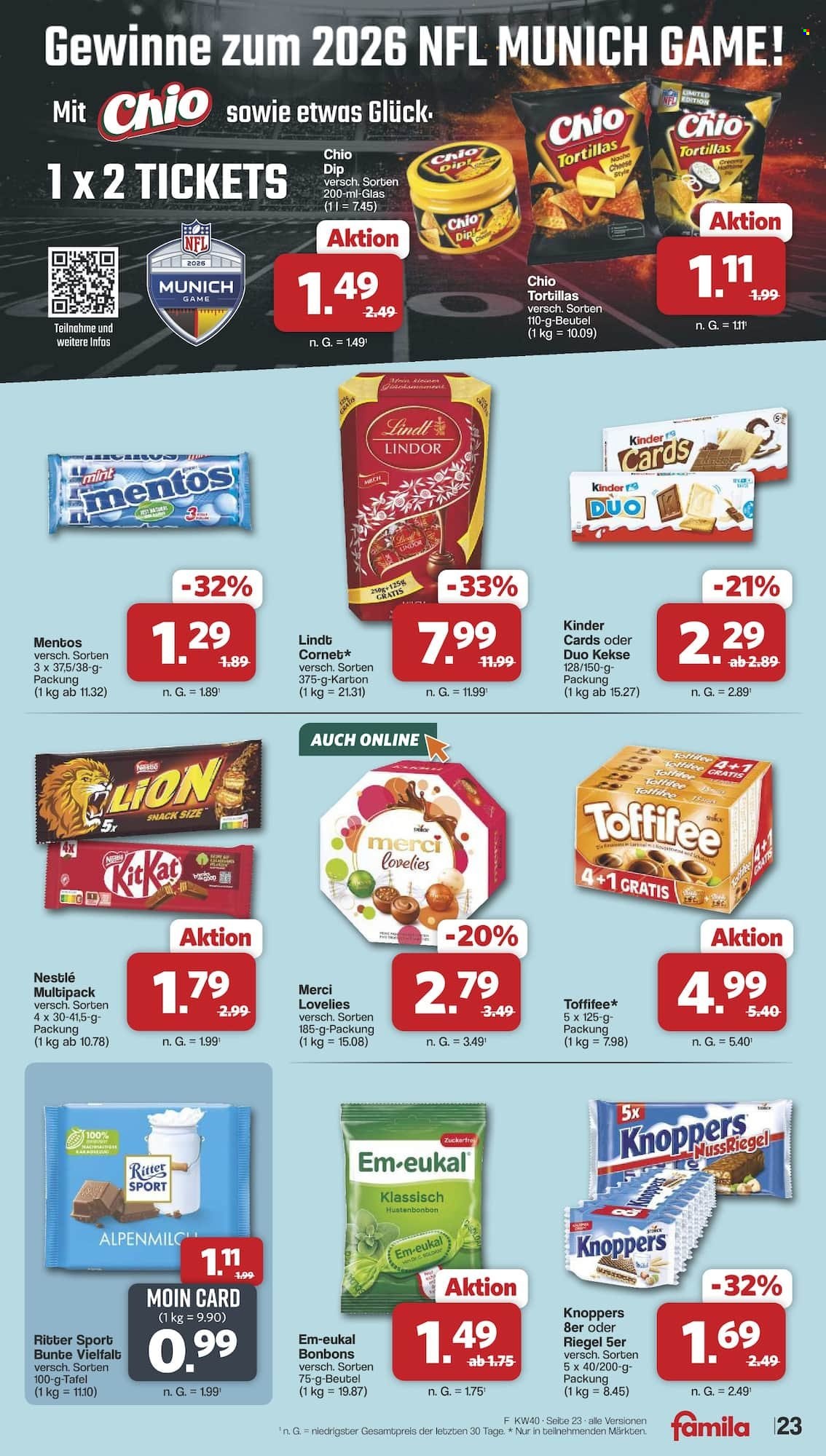 famila Prospekte  - 28.09.2026 - 2.10.2026. Seite 23