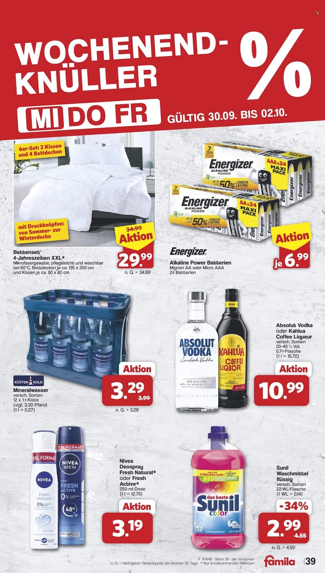 famila Prospekte  - 28.09.2026 - 2.10.2026. Seite 39
