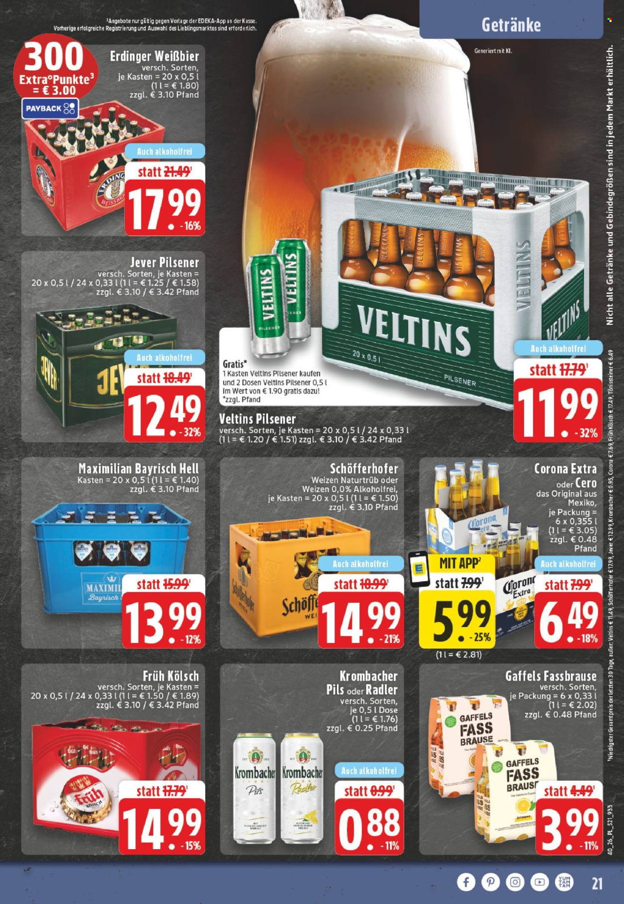 Edeka Prospekte  - 28.09.2026 - 2.10.2026. Seite 21