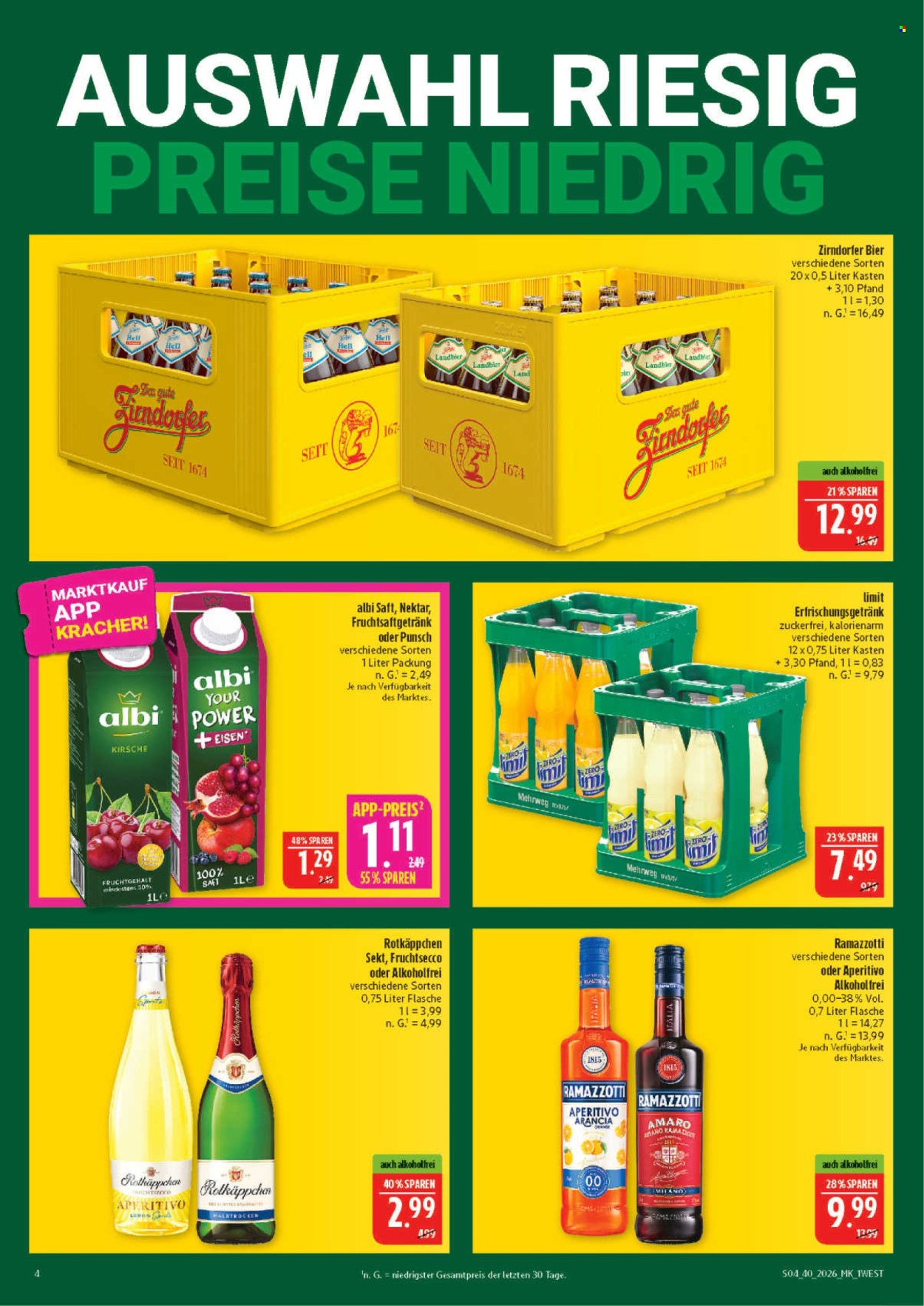 Marktkauf Prospekte  - 28.09.2026 - 2.10.2026. Seite 4