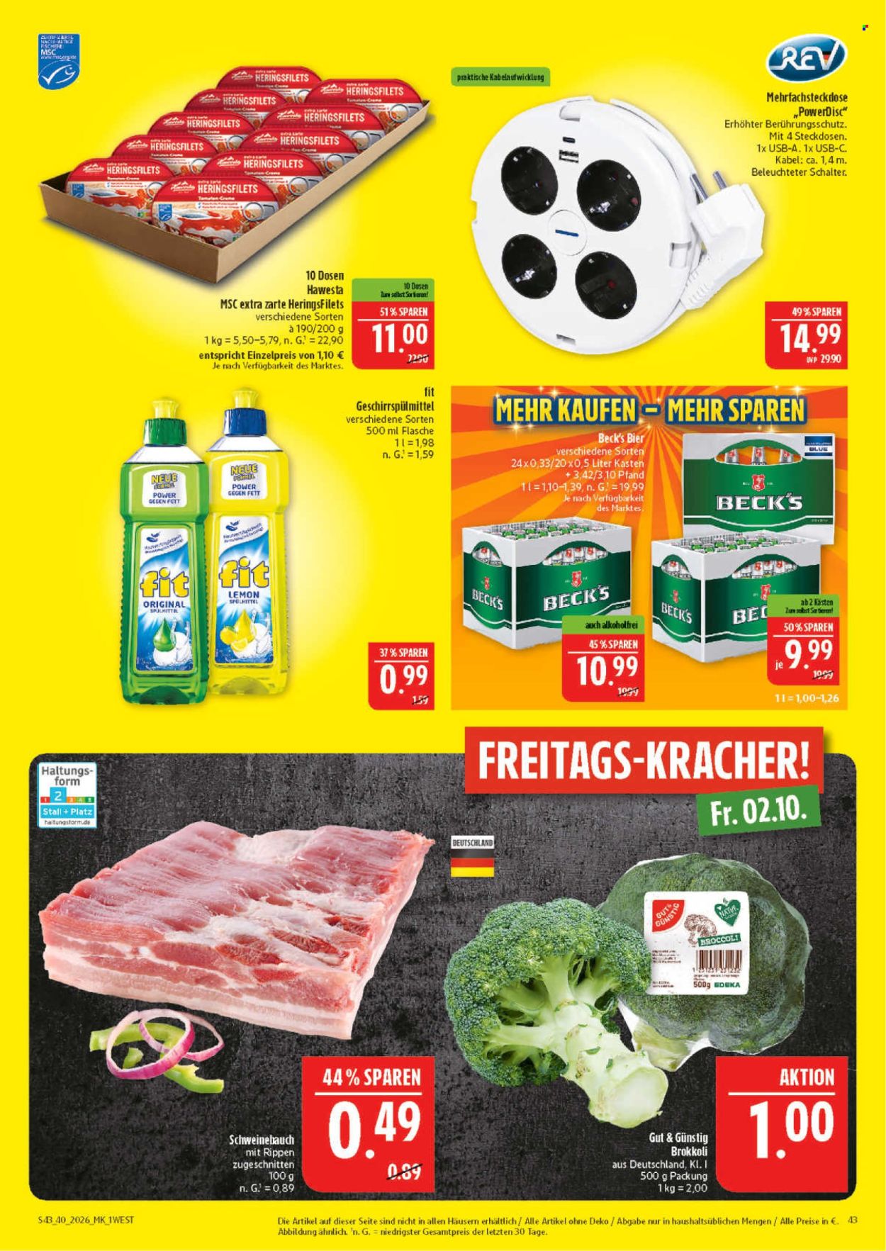 Marktkauf Prospekte  - 28.09.2026 - 2.10.2026. Seite 43