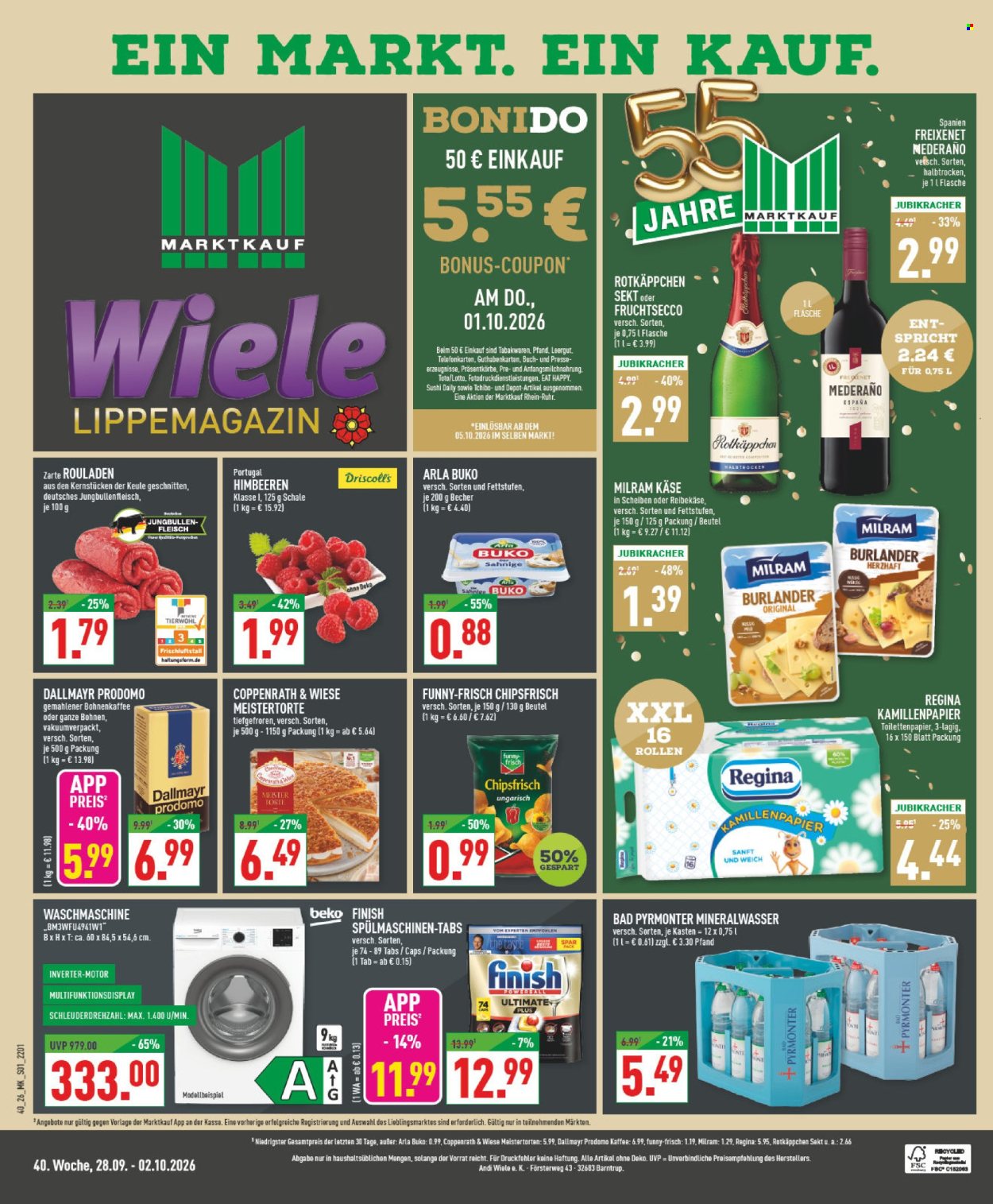 Marktkauf Prospekte  - 28.09.2026 - 2.10.2026. Seite 1
