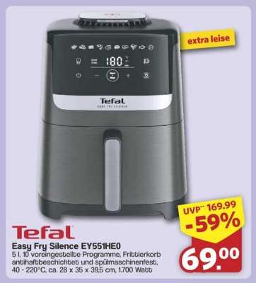 Tefal Easy Fry Silence EY5511HE0