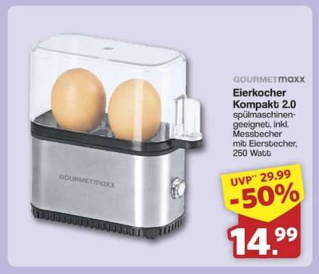 GOURMETmaxx Eierkocher Kompakt 2.0