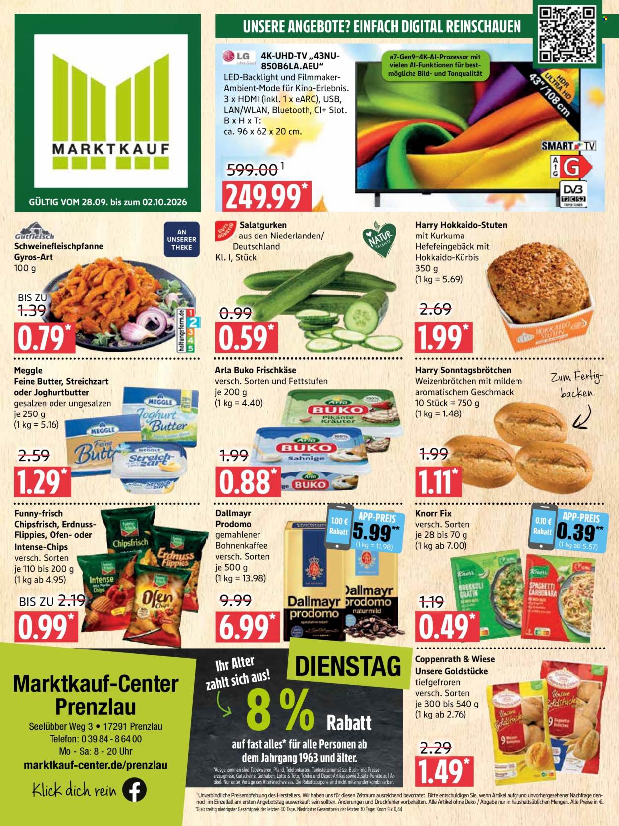 Marktkauf Prospekte  - 28.09.2026 - 2.10.2026. Seite 1