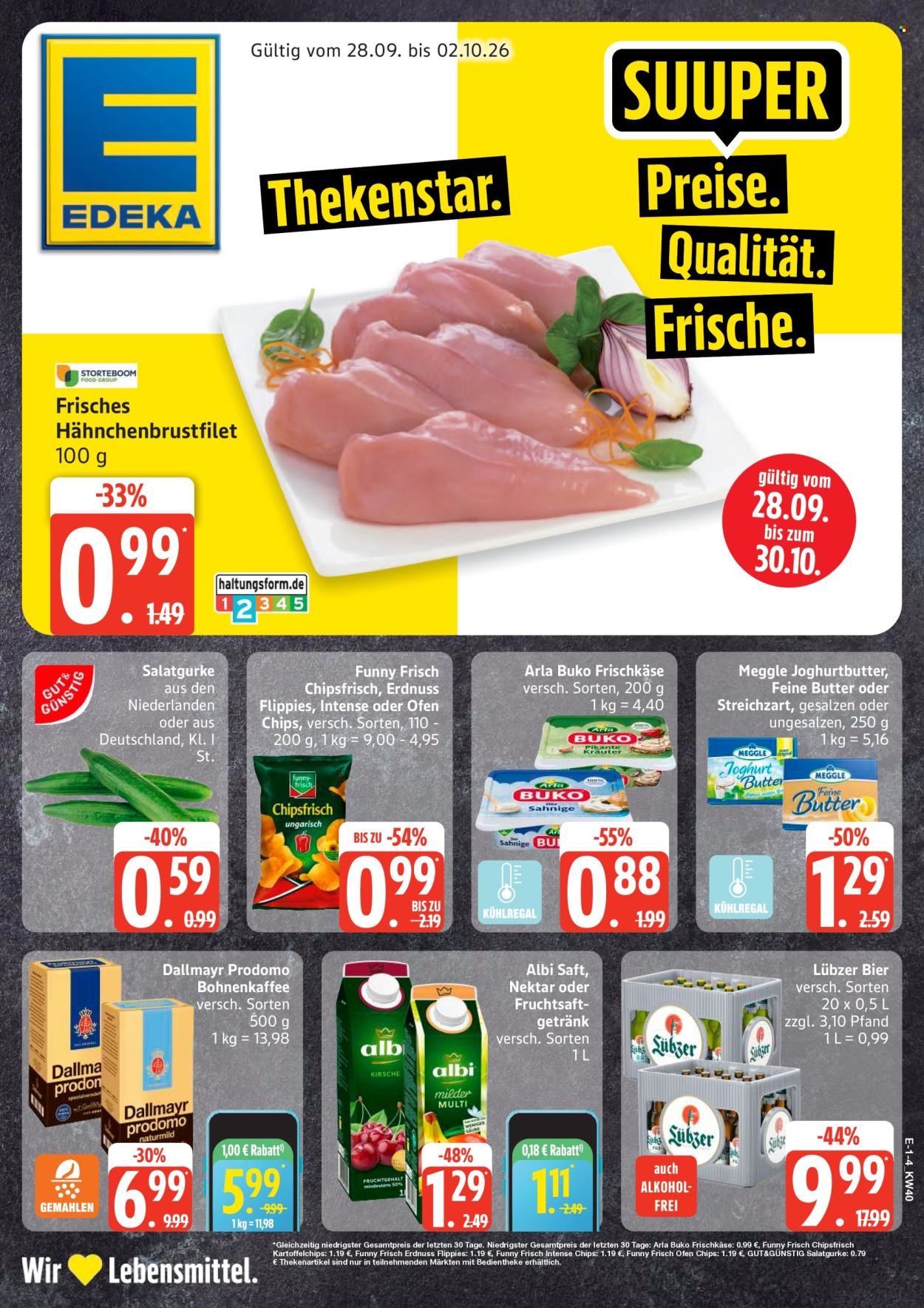 Edeka Prospekte  - 28.09.2026 - 2.10.2026. Seite 1