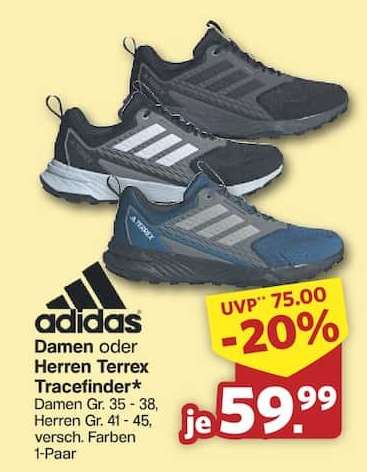 adidas Damen oder Herren Terrex Tracefinder