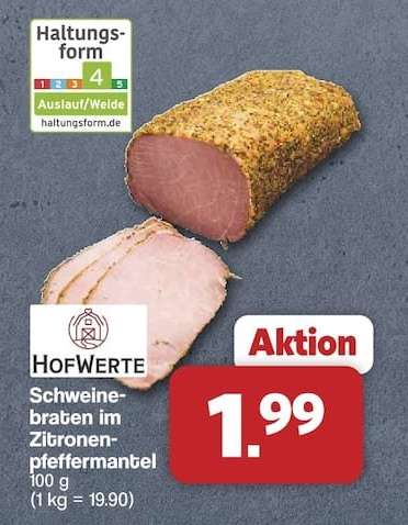 Schweinebraten im Zitronenpfeffermantel