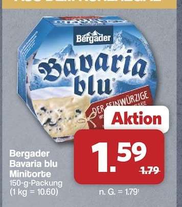 Bergader Bavaria blu Minitorte