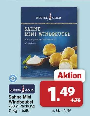 Sahne Mini Windbeutel