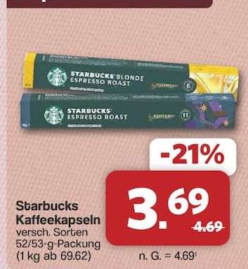 STARBUCKS Kaffeekapseln