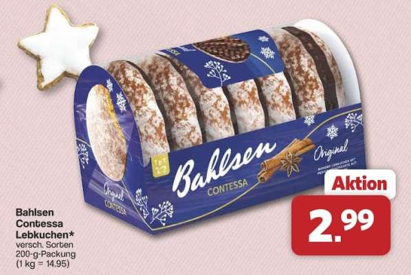 Bahlsen Contessa Lebkuchen