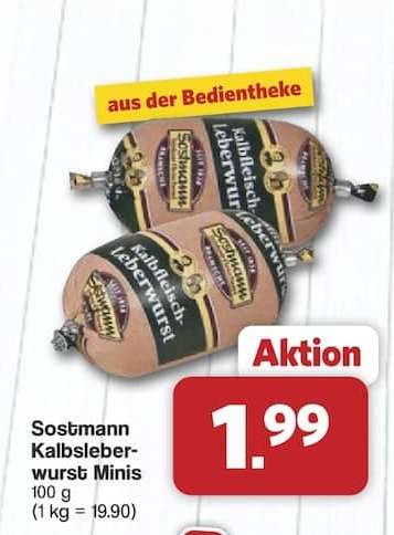 Sostmann Kalbsleberwurst Minis
