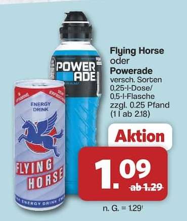 Flying Horse oder Powerade