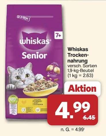 Whiskas Senior Trockenfutter