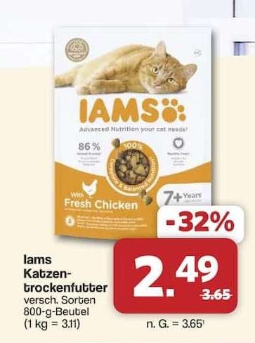 Iams Katzen-trockenfutter