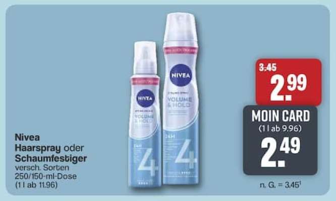NIVEA Haarspray oder Schaumfestiger