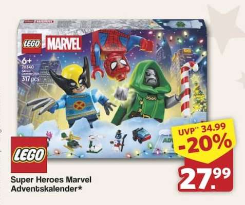 LEGO Super Heroes Marvel Adventskalender