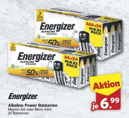 ENERGIZER Alkaline-Power-Batterien